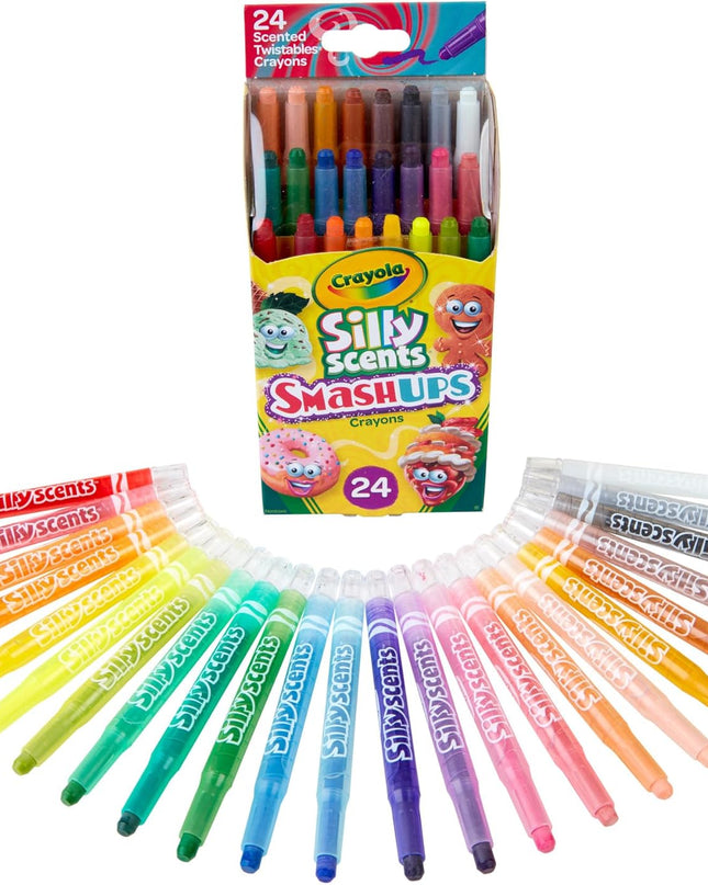 CRAYONES TWISTABLE SILLY SCENT 24CLRS