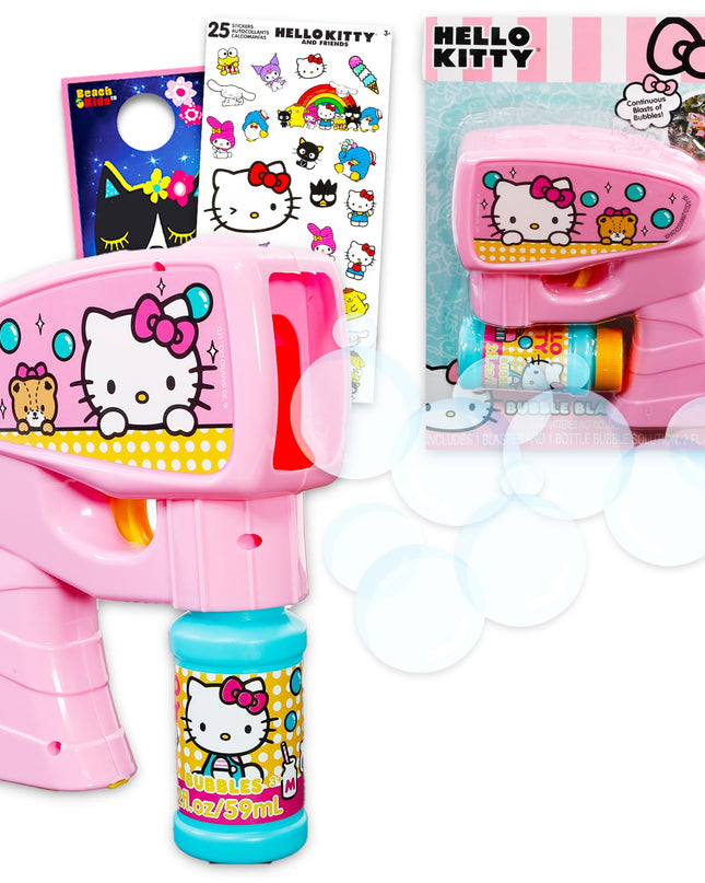 JUGUETE HELLO KITTY LARGE BUBBLE GUN