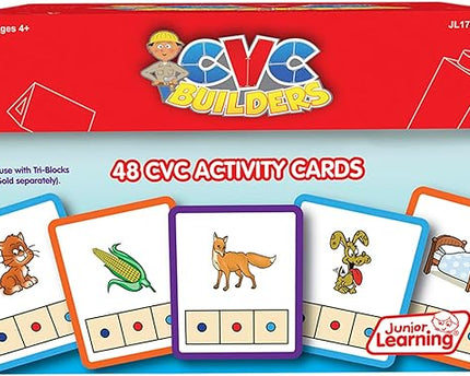 CVC BUILDERS ACTIVITY CARDS - 48 PCS