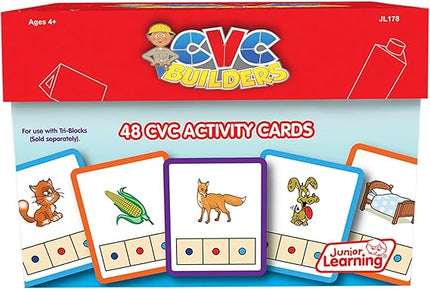 CVC BUILDERS ACTIVITY CARDS - 48 PCS