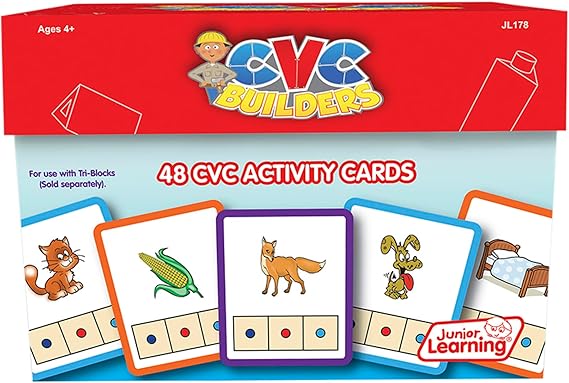 CVC BUILDERS ACTIVITY CARDS - 48 PCS