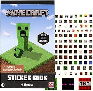 BLOCK MINECRAFT STICKER PAD 4HJS
