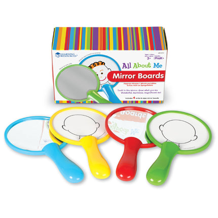 ESPEJO DE MONO C/BORDES DE COLORES