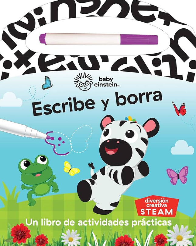 LIBRO ESCRIBE Y BORRA BABY EINSTEIN