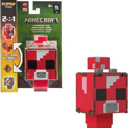 JUGUETE MINECRAFT FLIPPIN FIGURE MOOSHROOM