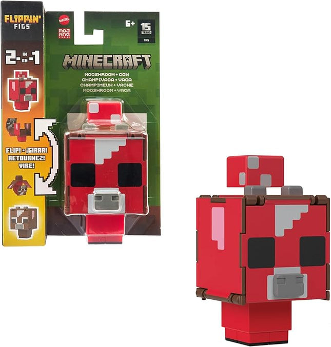 JUGUETE MINECRAFT FLIPPIN FIGURE MOOSHROOM