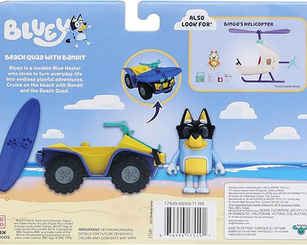 JUGUETE BLUEY BEACH SQUAD W/ BANDIT