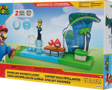 JUGUETE NINTENDO MARIO 2.5" SPARKLING WATERS PLAYSET