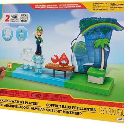 JUGUETE NINTENDO MARIO 2.5" SPARKLING WATERS PLAYSET