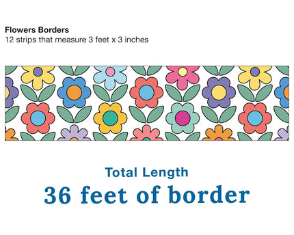 BORDERS FLOWERS STRAIGHT