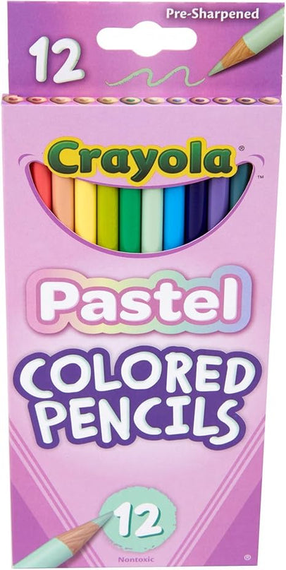 COLORES PASTEL CRAYOLA 12CLRS