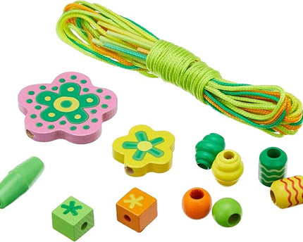 JUEGO CUENTAS DE FLORES
