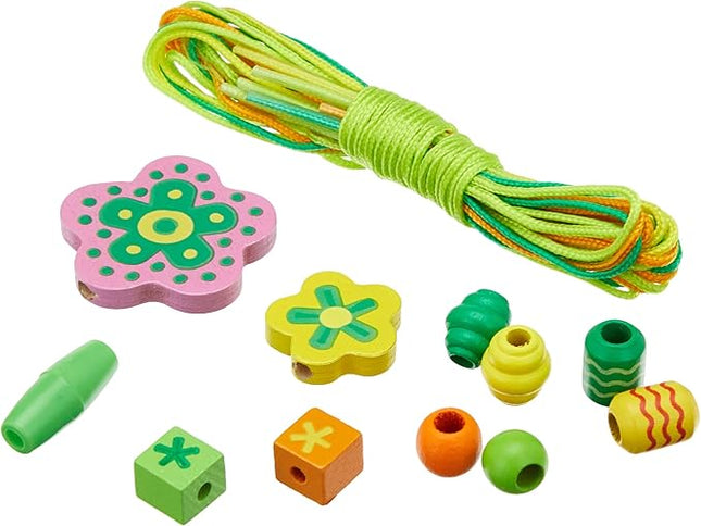JUEGO CUENTAS DE FLORES