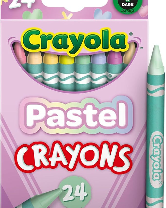 CRAYONES PASTEL CRAYOLA 24CLRS
