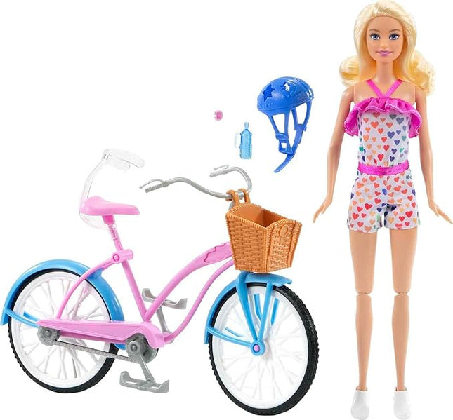 JUGUETE BARBIE DOLL & BICYCLE
