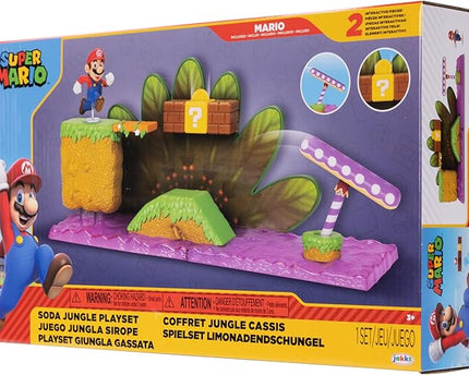JUGUETE NINTENDO 2.5" 5 FIGURE MARIO WORLD DIORAMA SET