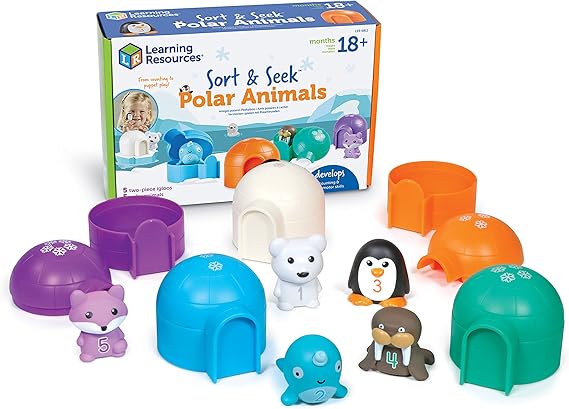 JUEGO SORT & SEEK POLAR ANIMALS