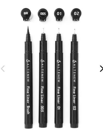 SET DE BOLÍGRAFOS DELINEADOR FINO