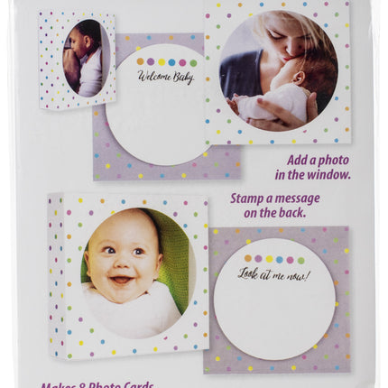 CARD KIT BABY PHOTO WINDOW RAMA