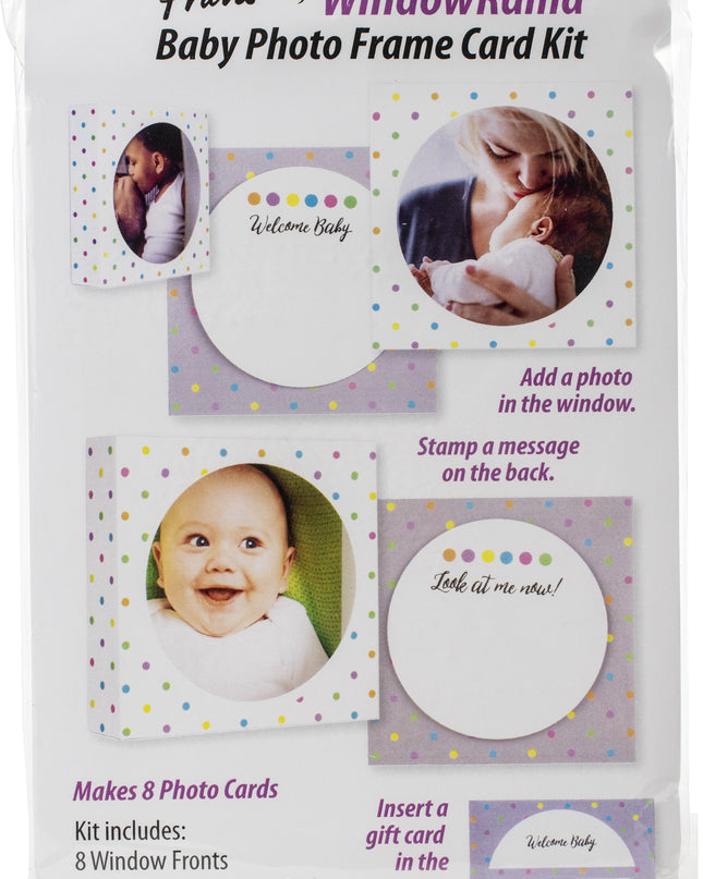 CARD KIT BABY PHOTO WINDOW RAMA