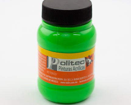 PINTURA ACRÍLICA FLUORESCENTE 100ML VERDE