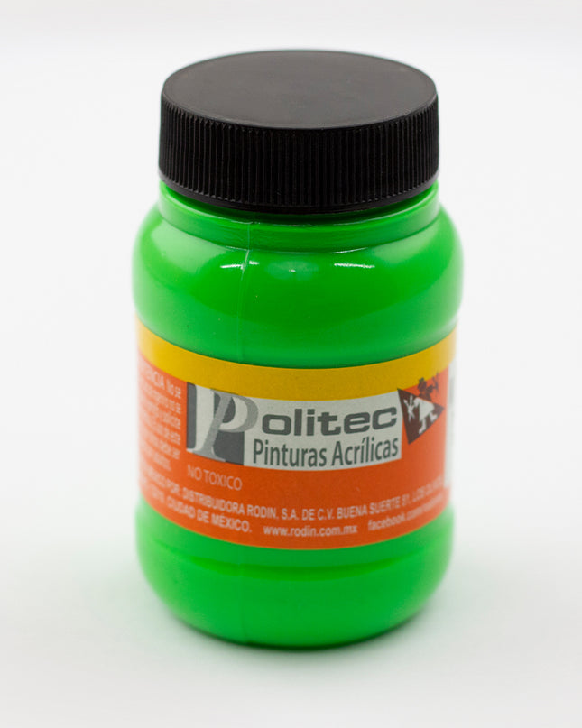 PINTURA ACRÍLICA FLUORESCENTE 100ML VERDE
