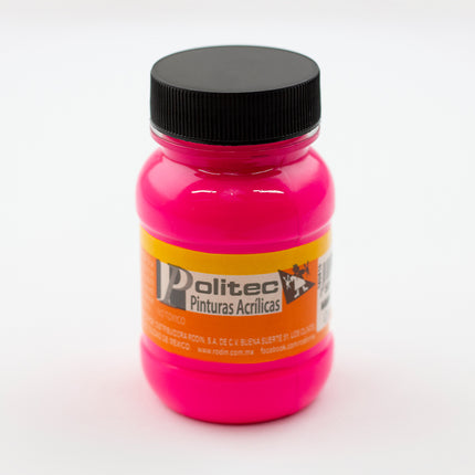 PINTURA ACRÍLICA FLUORESCENTE 100ML ROSA