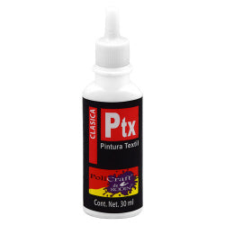 PINTURA TEXTIL CLÁSICA HOBBY 30ML BLANCO