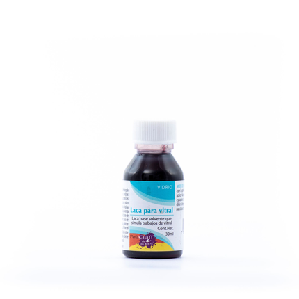 LACA PARA VITRAL 30ML ROSA