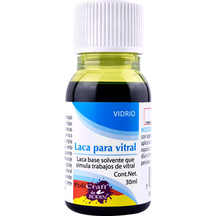 LACA PARA VITRAL 30ML VERDE MEDIO