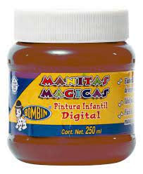 PINTURA MANITAS MAGICAS 250ML CAFE