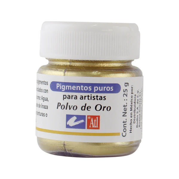 PIGMENTOS METÁLICOS 25GR. POLVO DE ORO