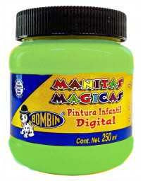 PINTURA MANITAS MAGICAS 250ML VERDE PASTEL