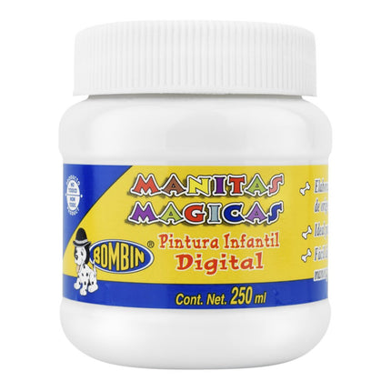 PINTURA MANITAS MAGICAS 250ML BLANCO