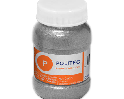 PINTURA ACRÍLICA METALICA 100ML PLATA