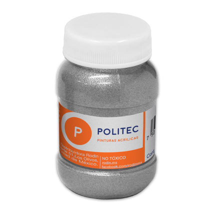 PINTURA ACRÍLICA METALICA 100ML PLATA