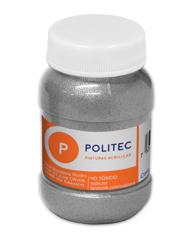 PINTURA ACRÍLICA METALICA 100ML PLATA