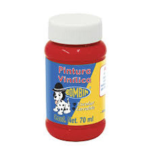 PINTURA VINÍLICA 70ML ROJA