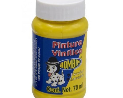 PINTURA VINÍLICA 70ML AMARILLO