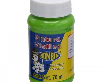 PINTURA VINÍLICA 70ML VERDE AMARILLENTO