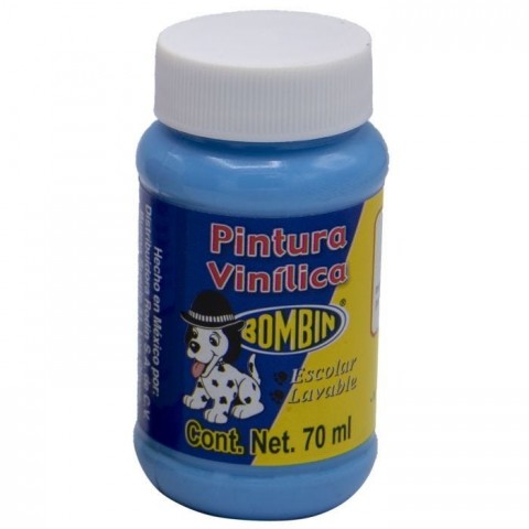 PINTURA VINÍLICA 70ML AZUL CLARO