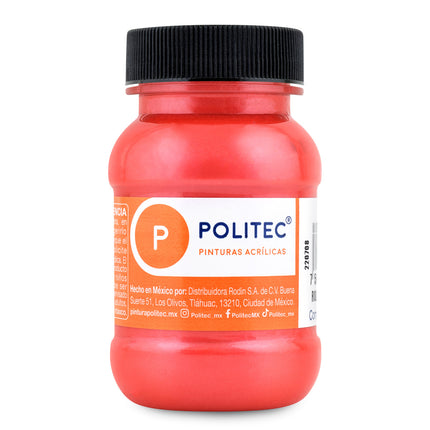 PINTURA ACRÍLICA METALICA 100ML ROJO