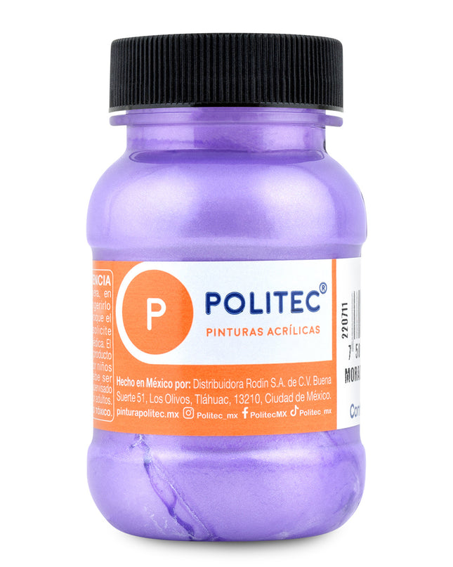 PINTURA ACRÍLICA METALICA 100ML MORADO