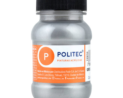 PINTURA ACRÍLICA METALICA 100ML GRIS