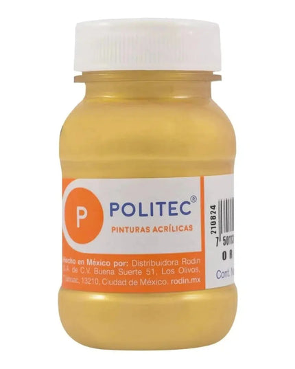 PINTURA ACRÍLICA METALICA 100ML OCRE
