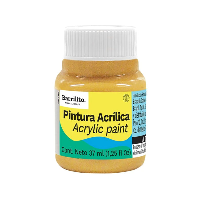 PINTURA ACRILICA METALICA ORO 37ML