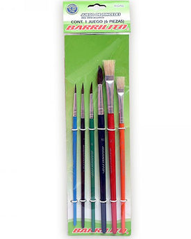 SET DE PINCELES MIX 6PC