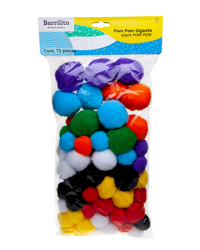 POM POM GIGANTE 72PZ