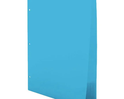 FOLDER PLASTICO AZUL BARRILITO T/C