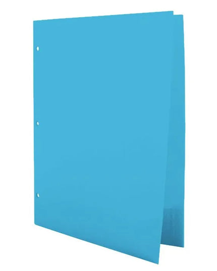 FOLDER PLASTICO AZUL BARRILITO T/C